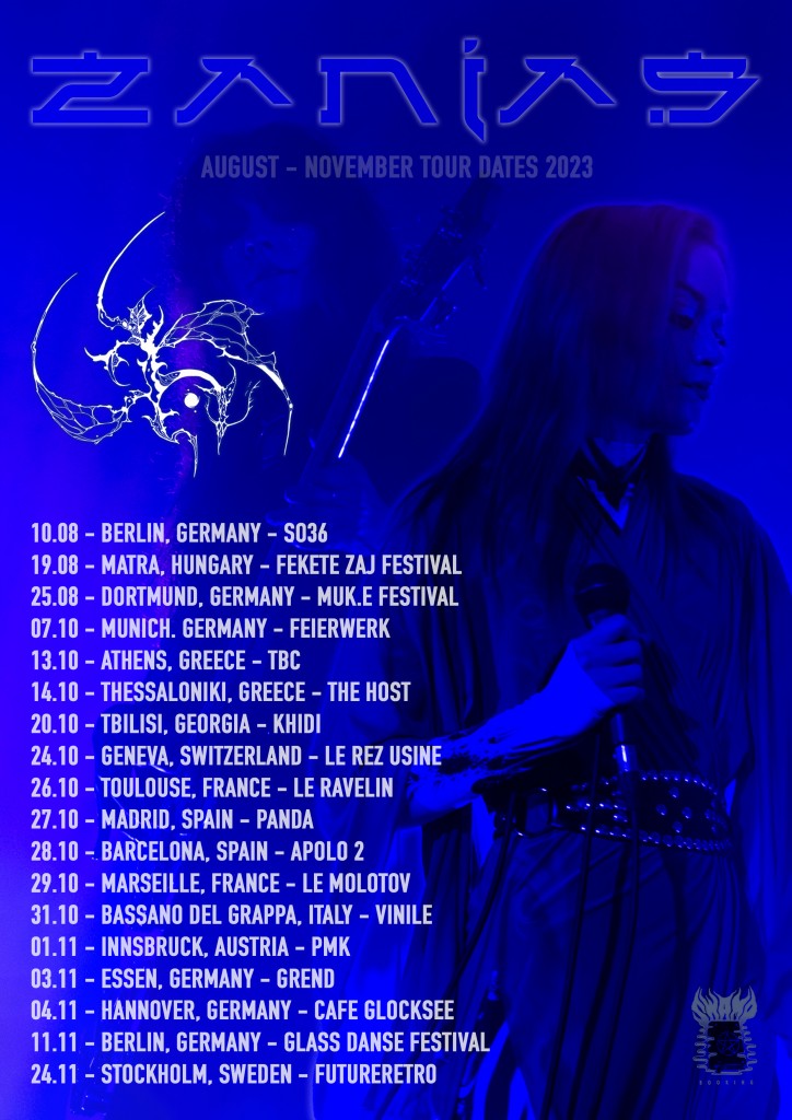 Zanias new tour dates